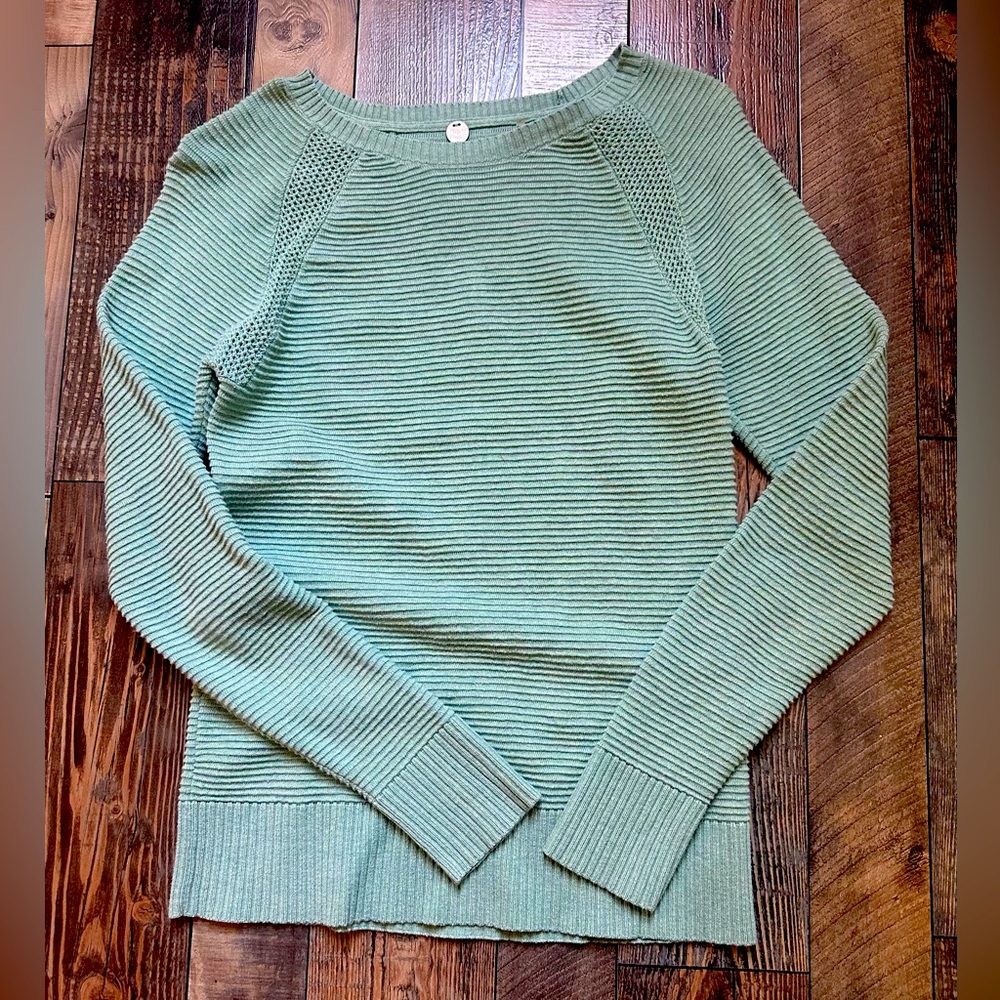 Margaret O'Leary Green Crew Neck Sweater
